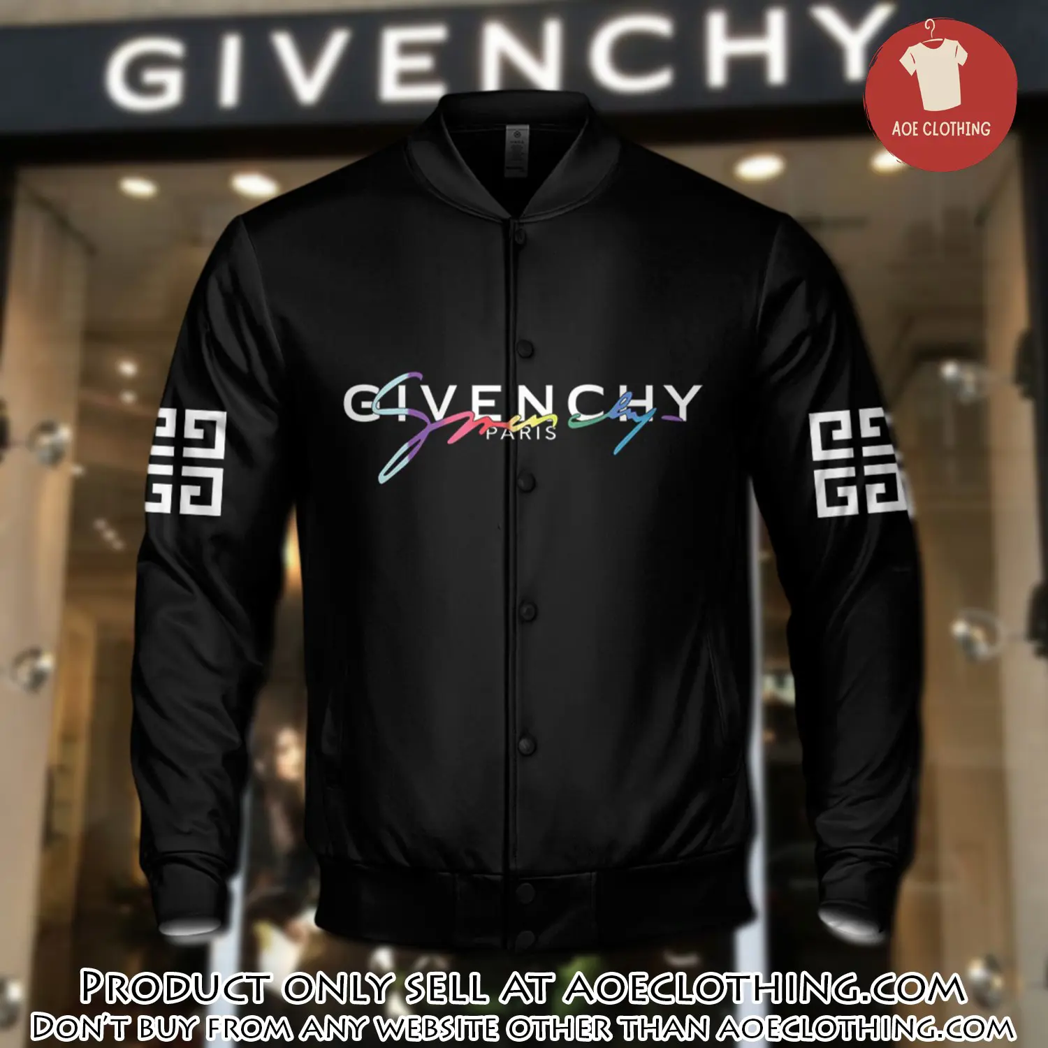 Luxury givenchy varsity premium baseball jacket bjv1052 aoe2138061